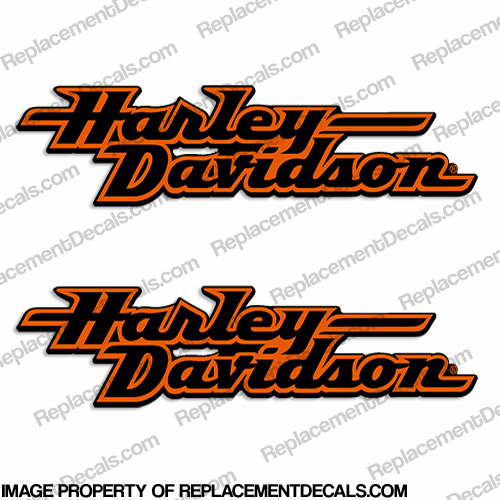 Harley-Davidson Fuel Tank Motorcycle Decals (Set of 2) - Style 2 harley, davidson, style, 2, two,INCR10Aug2021