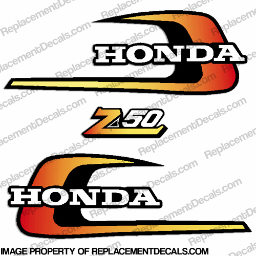 Honda z50 minitrail decals #5