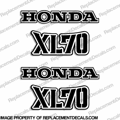 Honda motorcycle replacement decals #6