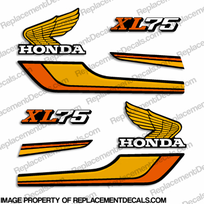 Honda motorcycle replacement decals #3