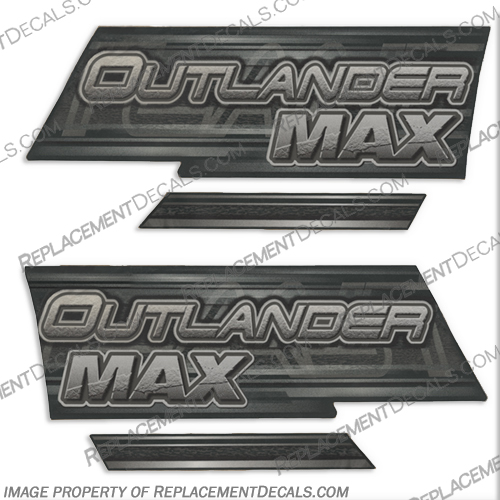Bombardier Outlander MAX ATV Decal Set Bombardier, Outlander, MAX, ATV, Decal, Decals, Set
