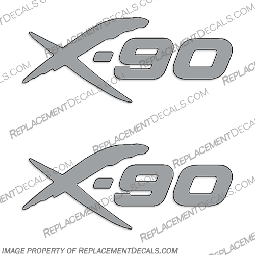 Suzuki Car X-90 1995 - 1997 Decals (Set of 2) Suzuki, Car, Automotive, x90, X, 90, X 90, X-90, 1995, 1996, 1997, Set of 2, 2, Decal, Decals