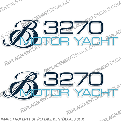 Bayliner Boats Motor Yacht 3270 Decals  boat, logo, decal, bay, liner, bayliner, motor, yacht, Motor Yacht, 3270