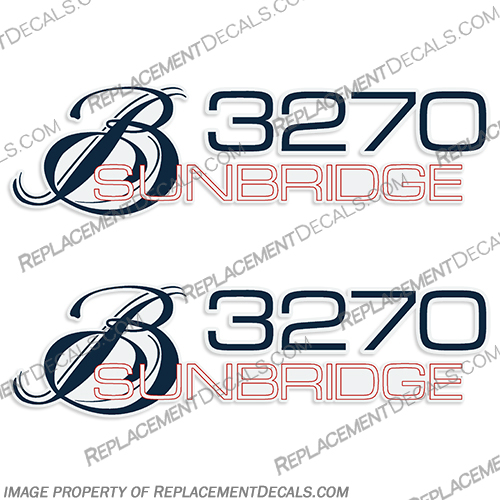 Bayliner Boats Sunbridge 3270 Decals boat, logo, decal, bay, liner, bayliner, Sunbridge, Sun, Bridge, 3270