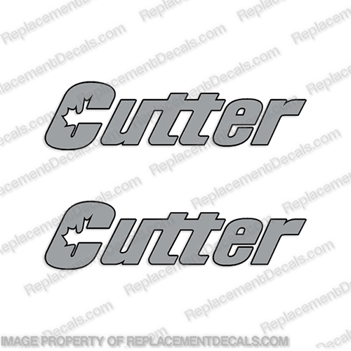 Cutter by Grew Boat Decals (Set of 2) - Any color!