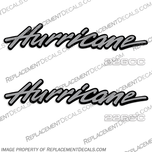 Hurricane 226CC Fun Deck by Godfrey Marine 1999 Boat Logo Decals  226 cc, 226-cc, boat, decals, hurricane, 226cc, fun, deck, by, godfrey, marine, 1999INCR10Aug2021