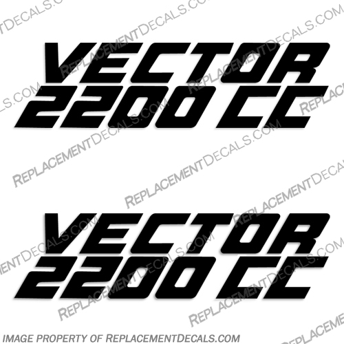 HydraSports Vector 2200 CC Decal (Set of 2) boat, decals, hydra, sports, vector, 2000, cc, logo, stickers, decal, sport, hydrasports, hydrasport, hydrosport, hydrosports, 2200