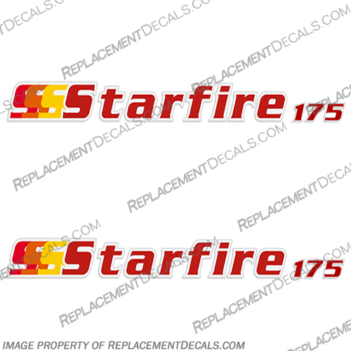 Skeeter Starfire 175 Decals (Set of 2) star fire, star, fire,175, Skeeter, Decal, Decals