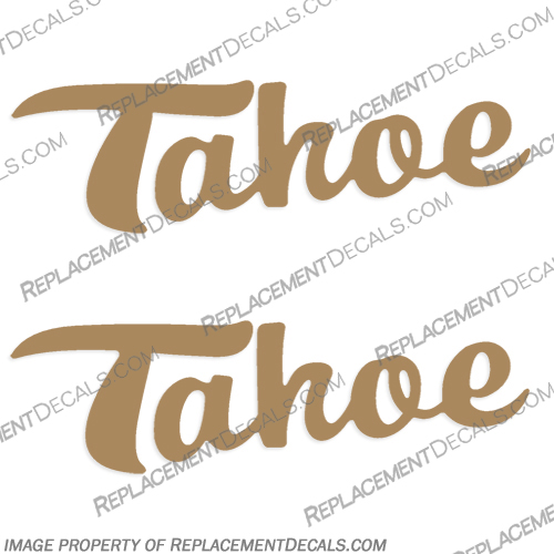 Tahoe Boat Decals (Style 1) Set of 2 - Any Color!  Tahoe, Boat, Decal, Decals, Style, Style 1, 1, Set of 2, Any, Color, Any Color