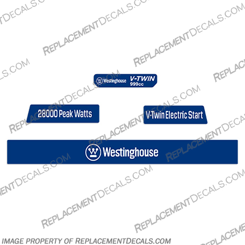 Westinghouse V-Twin 999cc 28,000 Watt Generator Decals Westing, House, Westinghouse, V Twin, V-Twin, VTwin, V, Twin, 999cc, 999 cc, 999, cc, 28,000, 28000, Watt, Wattage, generator, decal, decals