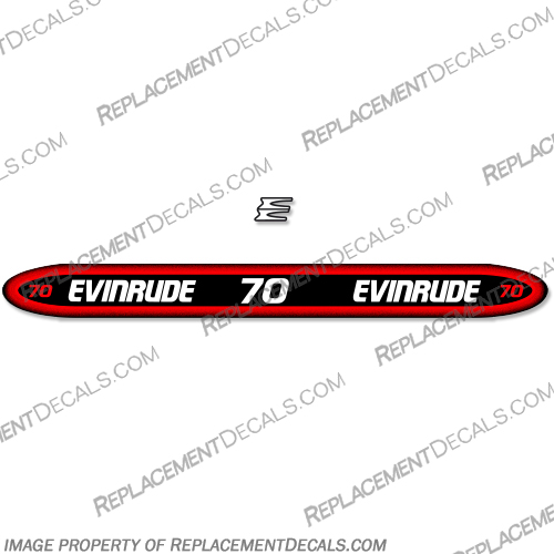 Evinrude 70hp Decals - 1998 70, 70 hp, 98, 0285059, INCR10Aug2021