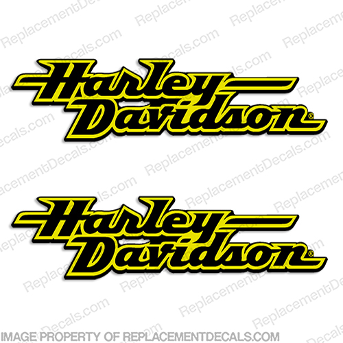 Harley-Davidson Fuel Tank Motorcycle Decals (Set of 2) - Style 2