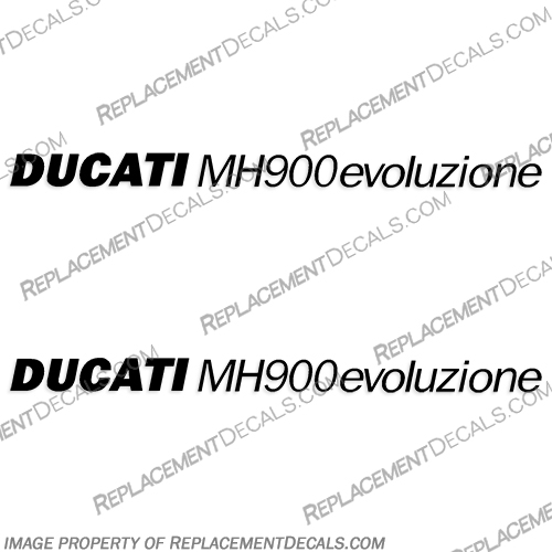 Ducati MH900 Evoluzione Decals - Set of 2 Ducati, MH900, 900, Evoluzione, Set of 2, set, Decal, Decals