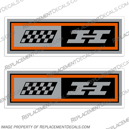 Harley Davidson “H" w/ Checkered Flag Oil Tank Decals Harley, Davidson, Harley Davidson, H, h, lightning, oil, tank, decal, decals, stickers, motorcycle, street, bike, fuel, tank, engine, motor, Checkered, Flag, Checkered Flag