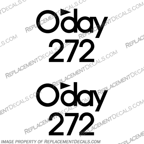 ODay 272 Boat Decals - Any Color! ODay, ODay, O Day, 272, Boat, Decal, Decals, Any, Color, Color!