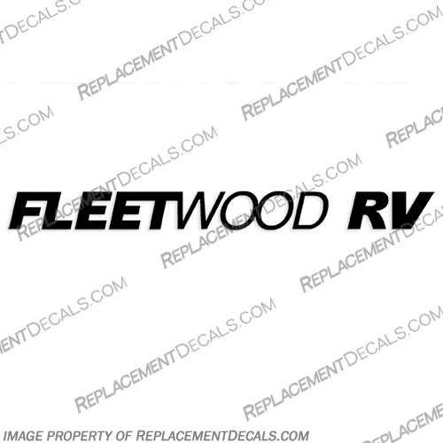 Fleetwood RV Logo Decal - Single Decal - Any Color! Jamboree, by, fleetwood, rv, decal, decals, set, sticker, kit, any, color, single, logo, motorhome, travel, trailer, camper, fleet, wood, fleetwoodrv, any, color, single