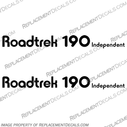 RoadTrek 190 Independent RV Decals - Any Color!  Road, Trek, RoadTrek, 190, Independent, RV, Decal, Decals, Color, Any Color