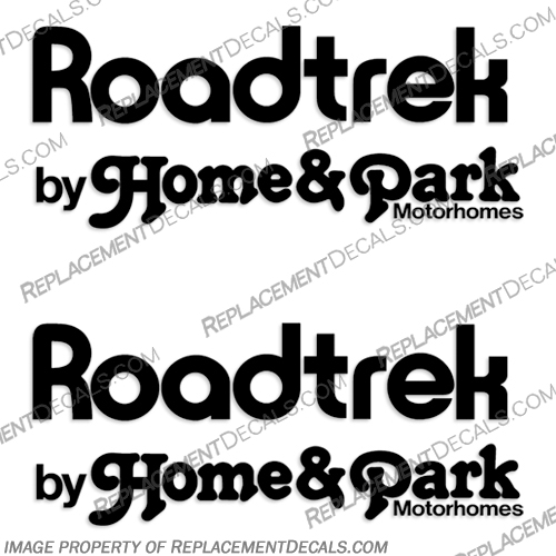 RoadTrek by Home & Park RV Decals - Any Color! roadtrek, decals, Home, &, Park, and, Home & Park, Home and Park, versatile, with, logo, rv, dodge, chevy, camper, motorhome