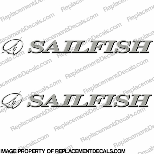 Sailfish boat stickers. Replace your boat maker stickers