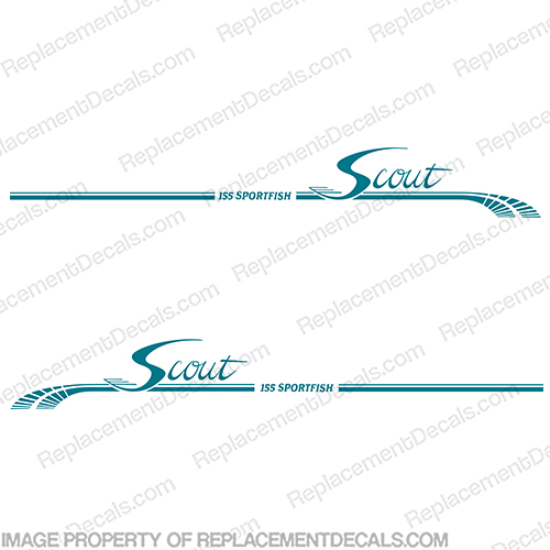 Scout 172 Sportfish Boat Logo Decals - Any Color!