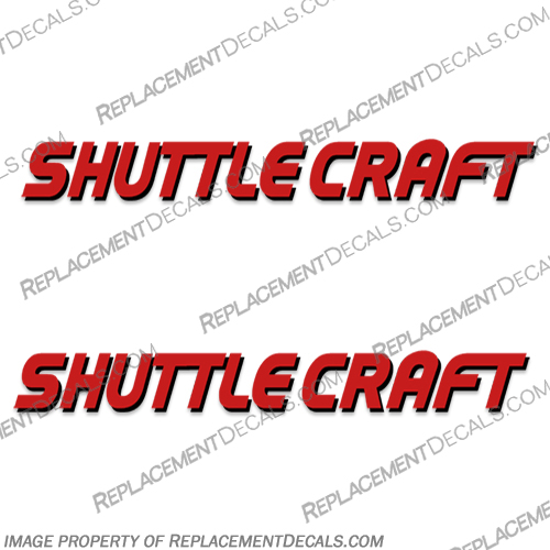 Shuttle Craft Boat decals (Style 2) - Any Color! Shuttle, Craft, Boat, Decal, Decals, Style, Style 2, 2, any color, any, color, Shuttle Craft