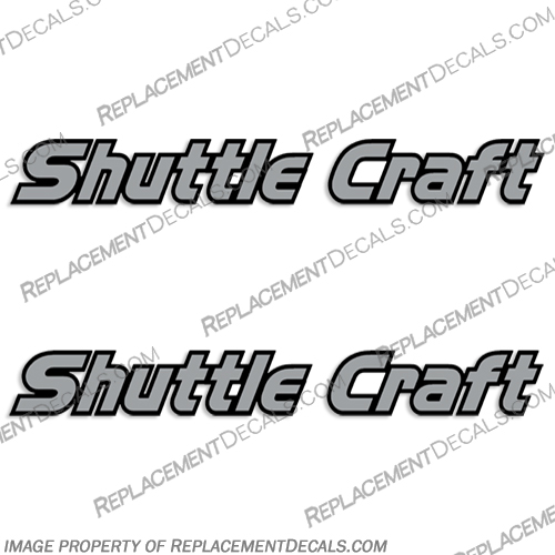 Shuttle Craft Boat decals (Style 3) - Any Color! Shuttle, Craft, Boat, Decal, Decals, Style, Style 3, 3, any color, any, color, Shuttle Craft