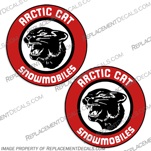 Arctic Cat Cougar Snowmobile Logo Decals - Any Color! Arctic, Cat, Cougar, Snowmobile, Logo, Decals, Any, Color, Any Color, Arctic Cat Cougar Snowmobile Logo Decals