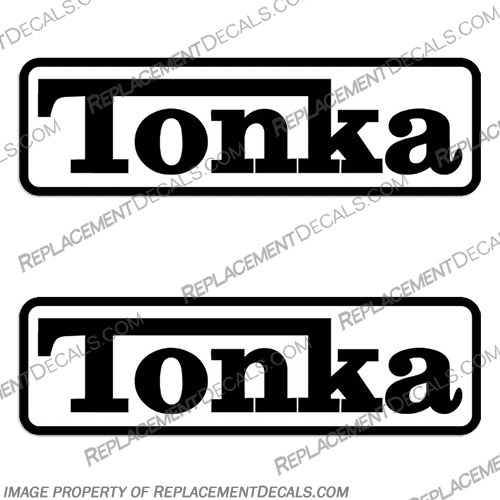 Tonka Truck Logo Decals - Style 1 (Set of 2) Tonka, Truck, Toy, Logo, Decal, Decals, Style, 1, Style 1, Set of 2, Set of Two, set, of, two, 2