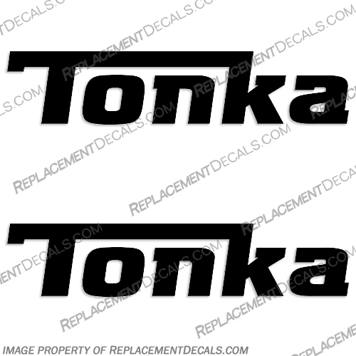 Tonka Truck Logo Decals - Style 2 (Set of 2) Tonka, Truck, Toy, Logo, Decal, Decals, Style, 2, Style 2, Set of 2, Set of Two, set, of, two, 2