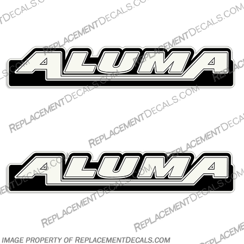 Aluma Aluminum Carrier Haul Boat Decals (Set of 2)  aluma craft, aluma-craft, aluma, craft, alumacraft, alpex, aluminum, carrier, Haul, boat, boats, decal, decals