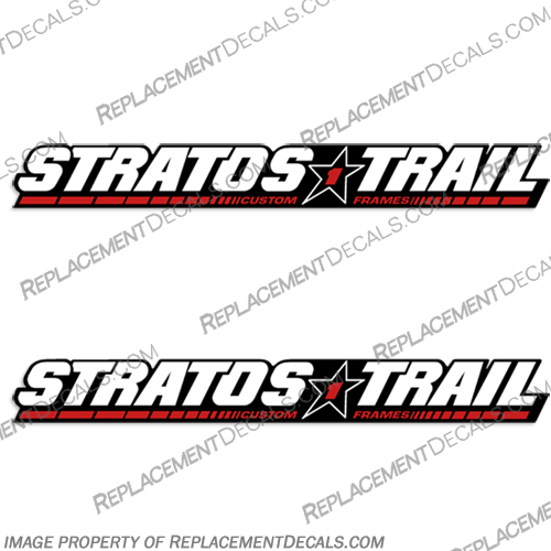 Stratos Trail w/ Star 1 Trailer Decals Stratos, Trail, with, w/, Star, 1, Star 1, 1 Star, Trailer, Decals, Decal