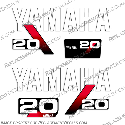 1992 Yamaha 20hp Decals 1992, 20, yamaha, Decals, hp, 20hp
