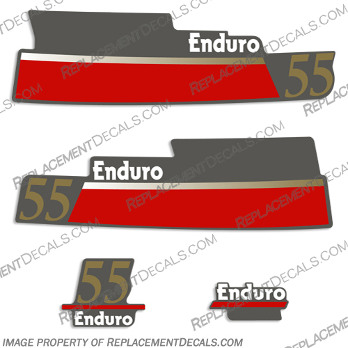 Yamaha 55hp Enduro Decals (Partial Kit) 55, 55 hp, INCR10Aug2021